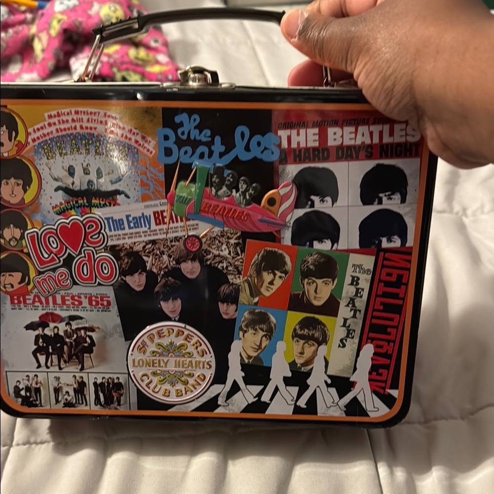 Beatles Themed tin lunchbox
